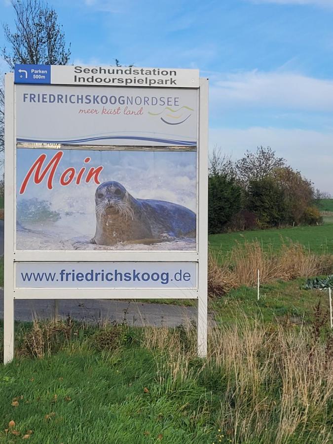 Deichwohnung Strandweg 7 Friedrichskoog-Spitz Dış mekan fotoğraf