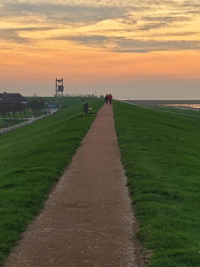 Deichwohnung Strandweg 7 Friedrichskoog-Spitz Dış mekan fotoğraf